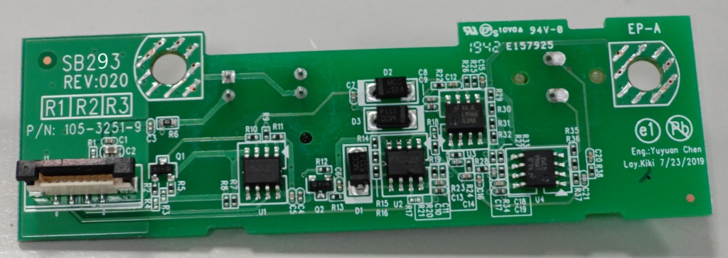 Avision 004-3448-9-SP Sensor board AV332U
