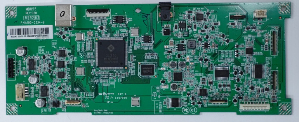 Avision 004-3603-9-SP Main Board AD340GN