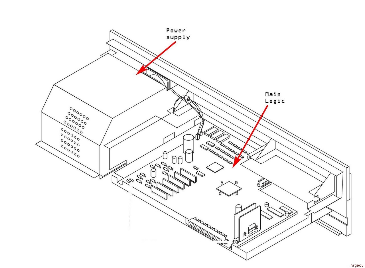 Tally and TallyGenicom 048502 with power supply - purchase from Argecy