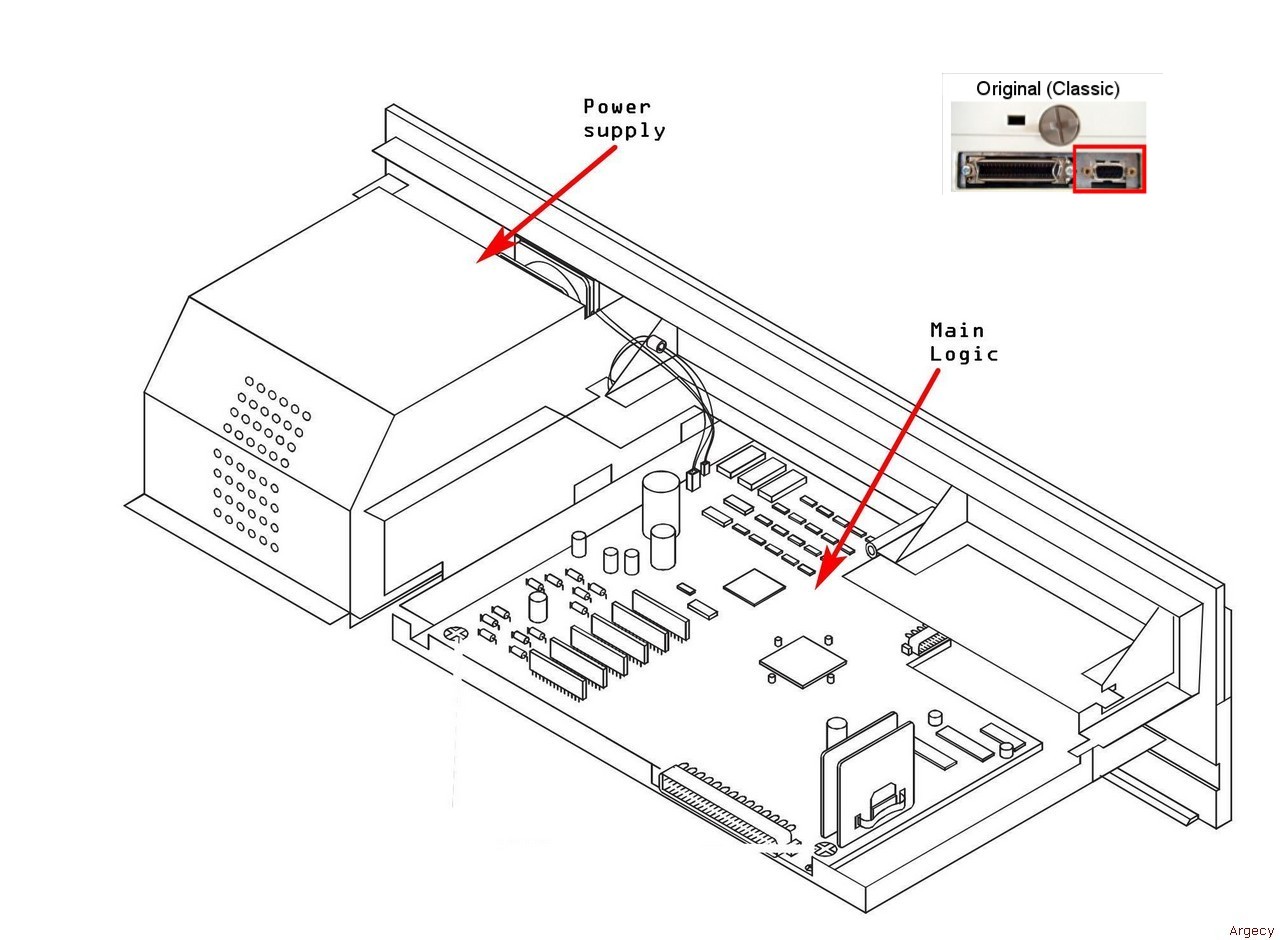 Tally and TallyGenicom 048864 with power supply - purchase from Argecy