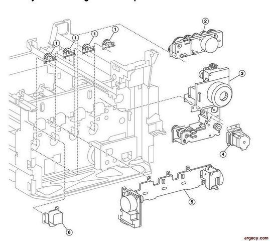 Parts diagram - IBM Infoprint 1767 (4960) Parts