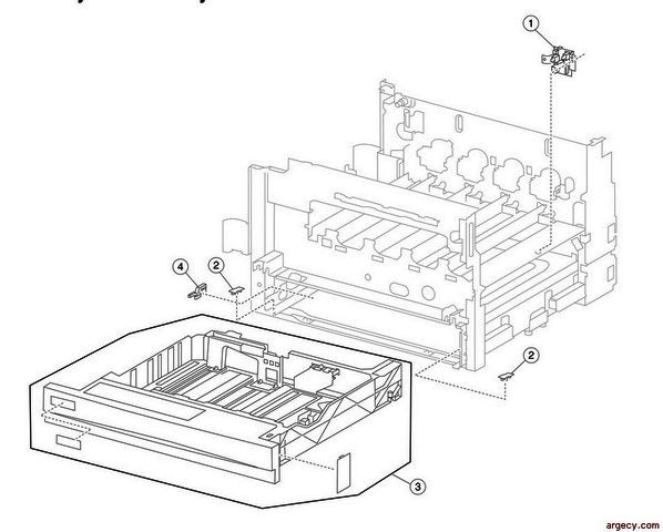 Parts diagram - IBM Infoprint 1767 (4960) Parts