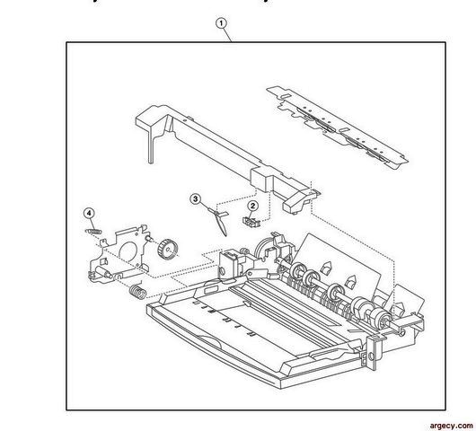 Parts diagram - IBM Infoprint 1767 (4960) Parts