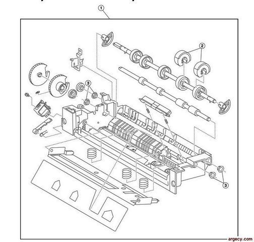 Parts diagram - IBM Infoprint 1767 (4960) Parts