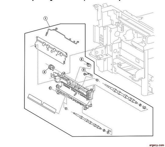 Parts diagram - IBM Infoprint 1767 (4960) Parts