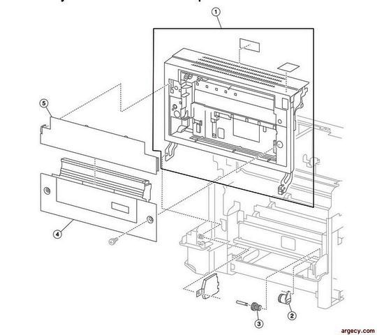 Parts diagram - IBM Infoprint 1767 (4960) Parts