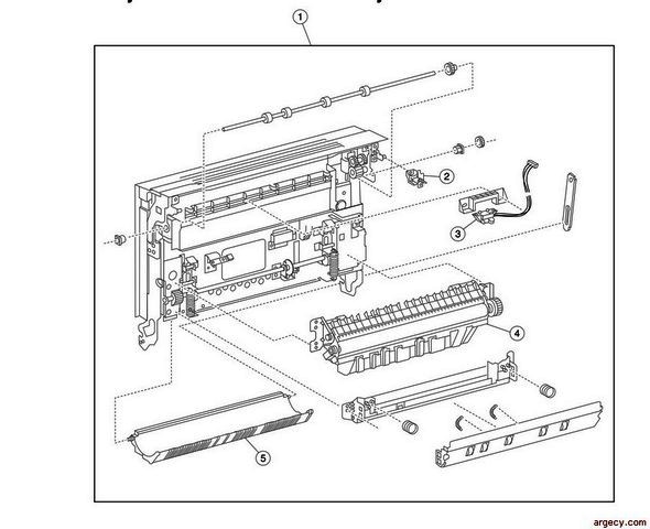 Parts diagram - IBM Infoprint 1767 (4960) Parts