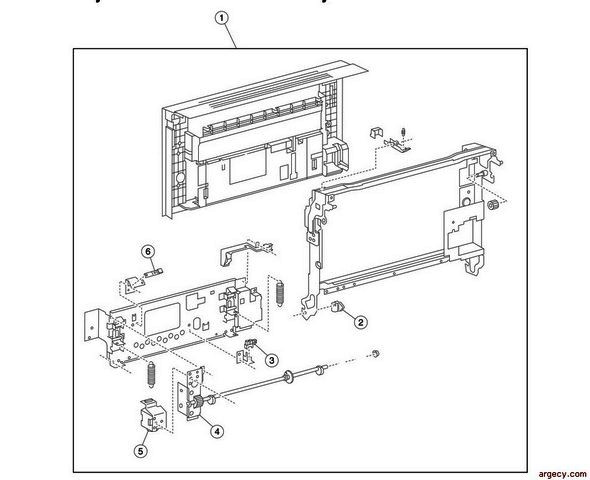 Parts diagram - IBM Infoprint 1767 (4960) Parts