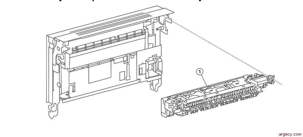 Parts diagram - IBM Infoprint 1767 (4960) Parts