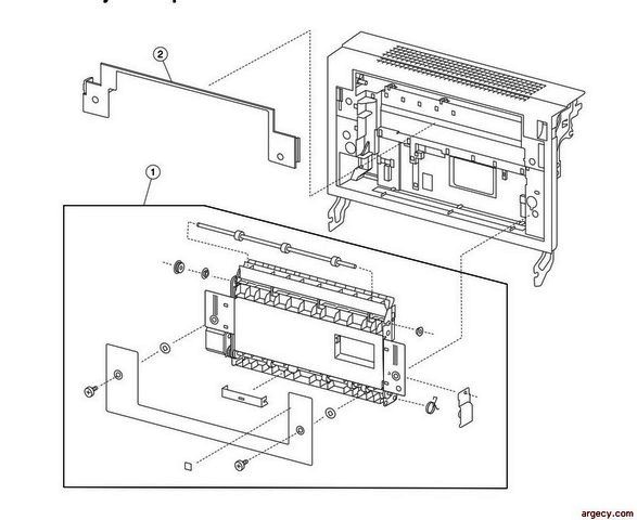 Parts diagram - IBM Infoprint 1767 (4960) Parts