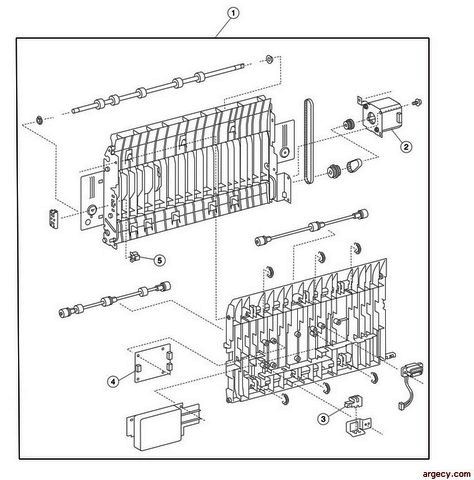 Parts diagram - IBM Infoprint 1767 (4960) Parts