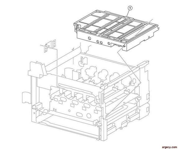 Parts diagram - IBM Infoprint 1767 (4960) Parts