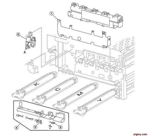 Parts diagram - IBM Infoprint 1767 (4960) Parts