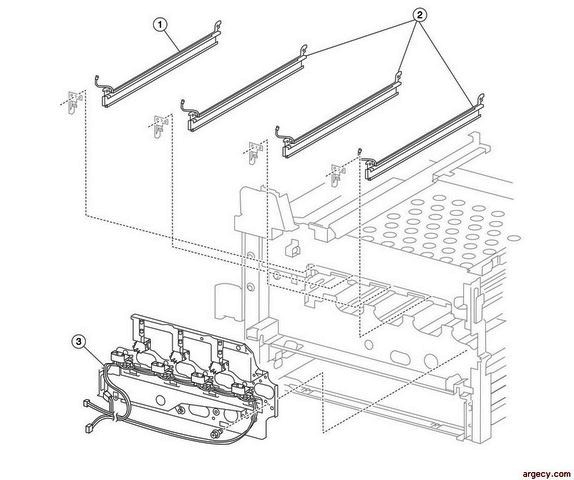 Parts diagram - IBM Infoprint 1767 (4960) Parts