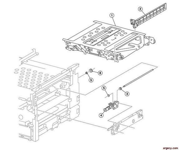 Parts diagram - IBM Infoprint 1767 (4960) Parts