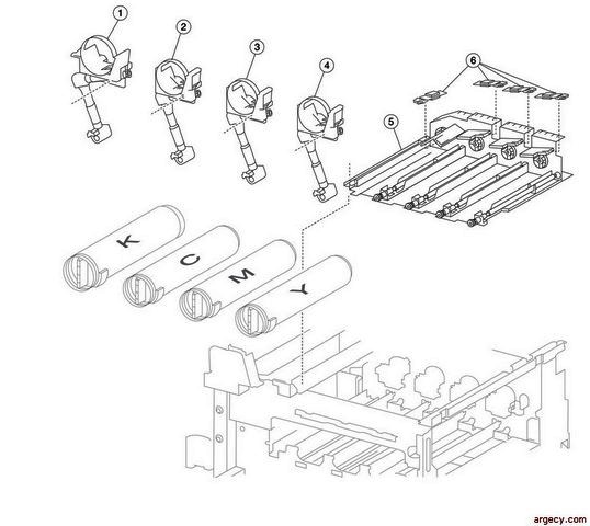 Parts diagram - IBM Infoprint 1767 (4960) Parts