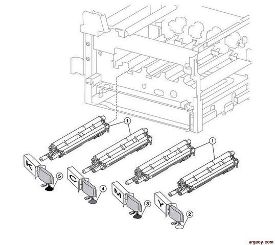 Parts diagram - IBM Infoprint 1767 (4960) Parts