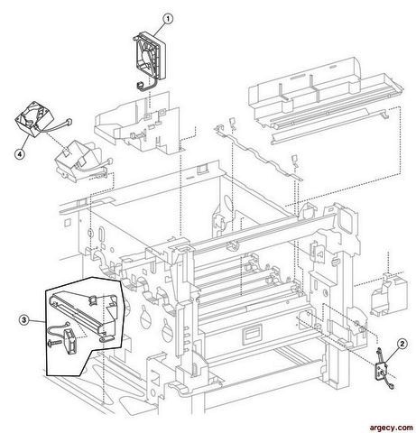 Parts diagram - IBM Infoprint 1767 (4960) Parts