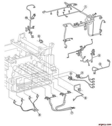 Parts diagram - IBM Infoprint 1767 (4960) Parts