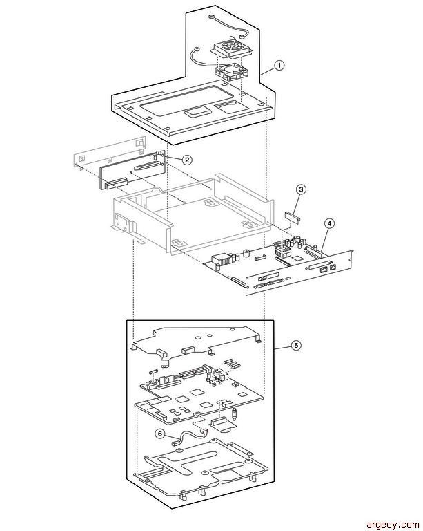 Parts diagram - IBM Infoprint 1767 (4960) Parts