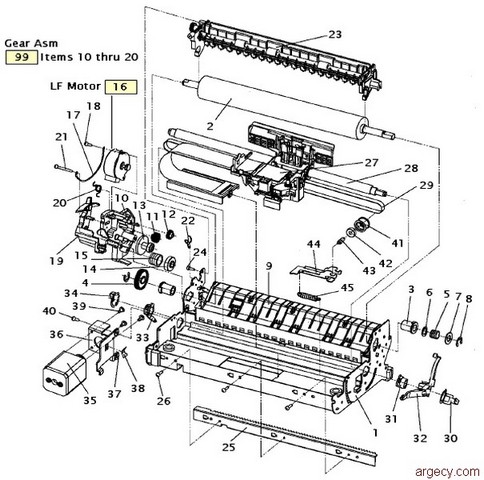 Parts diagram - T2248 and T2348 Parts