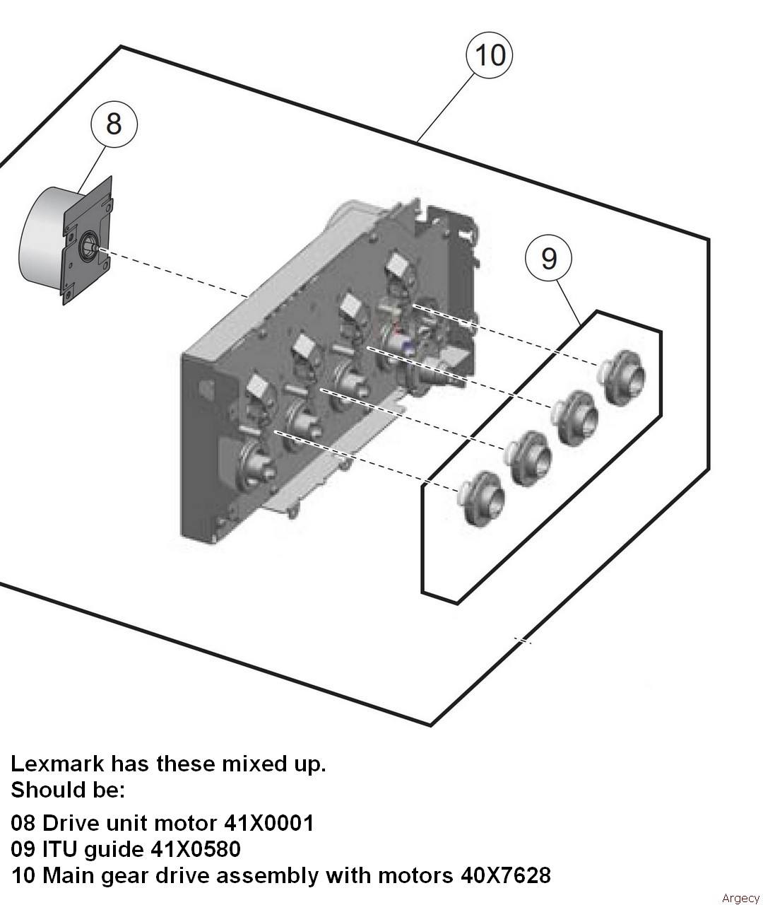 Lexmark 40X7628 - purchase from Argecy