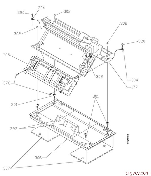 Parts diagram - IBM Infoprint 4247-Z03 Parts