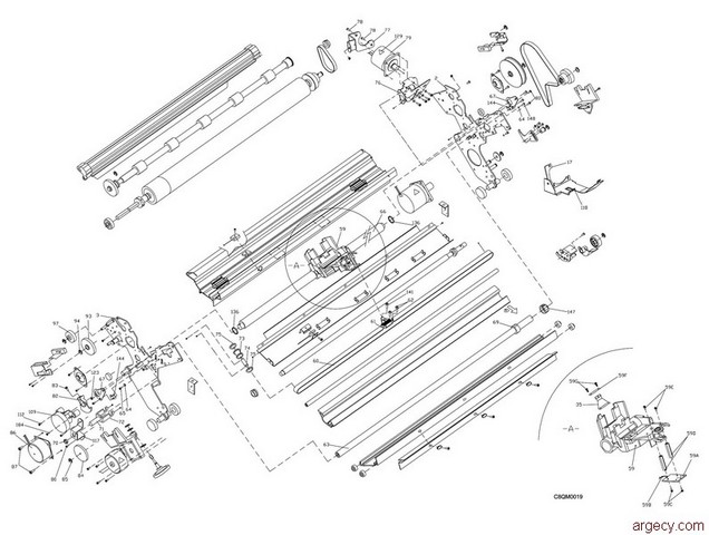 Parts diagram - IBM Infoprint 4247-Z03 Parts