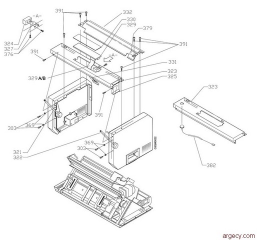 Parts diagram - IBM Infoprint 4247-Z03 Parts