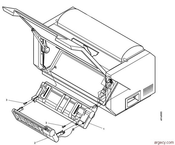 Parts diagram - IBM Infoprint 4247-Z03 Parts