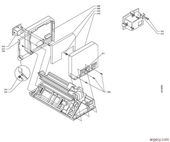 Parts diagram - IBM Infoprint 4247-Z03 Parts