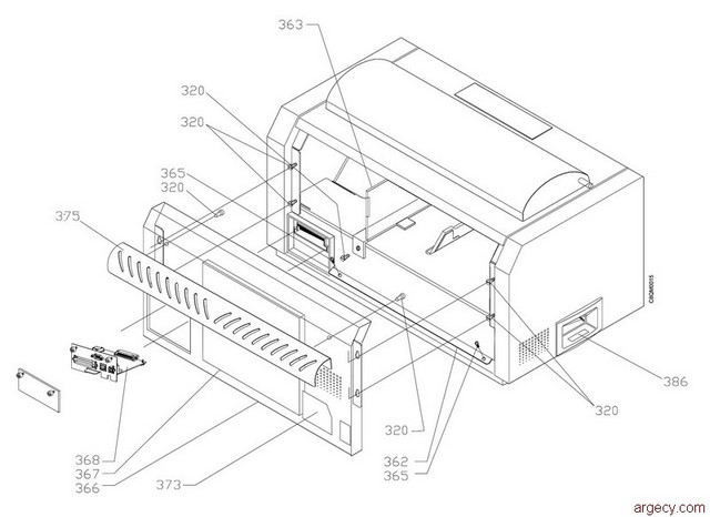 Parts diagram - IBM Infoprint 4247-Z03 Parts
