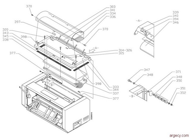 Parts diagram - IBM Infoprint 4247-Z03 Parts