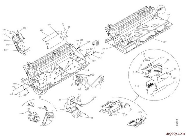 Parts diagram - IBM Infoprint 4247-Z03 Parts