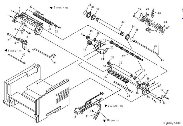 Parts diagram - IBM 4317 Parts