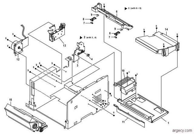 Parts diagram - IBM 4317 Parts