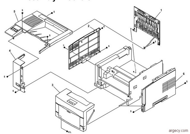 Parts diagram - IBM 4317 Parts