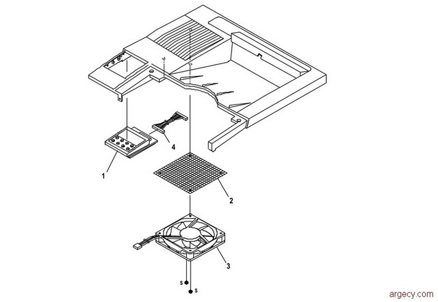 Parts diagram - IBM 4317 Parts