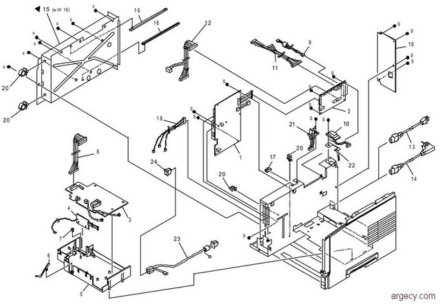 Parts diagram - IBM 4317 Parts
