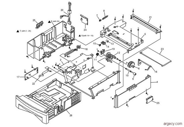 Parts diagram - IBM 4317 Parts