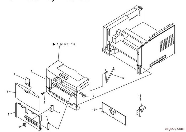 Parts diagram - IBM 4317 Parts