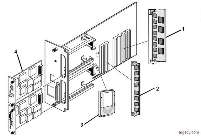 Parts diagram - IBM 4317 Parts