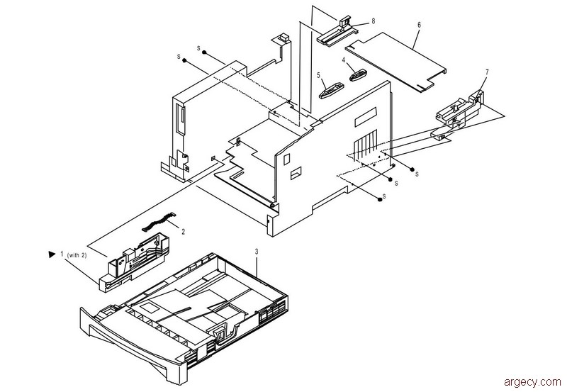 Parts diagram - IBM 4317 Parts