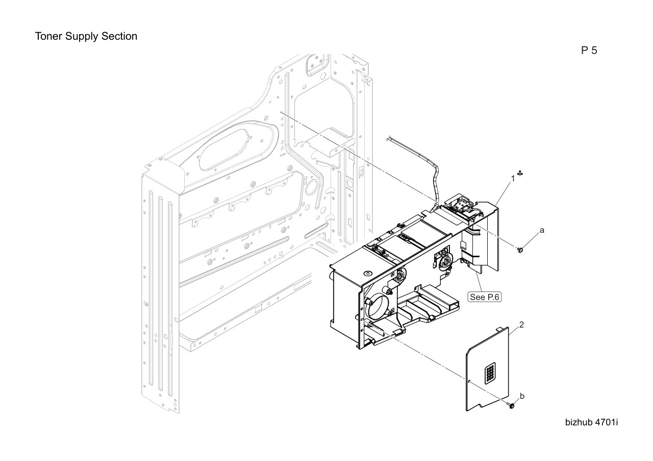 Konica Bizhub 4701i Parts