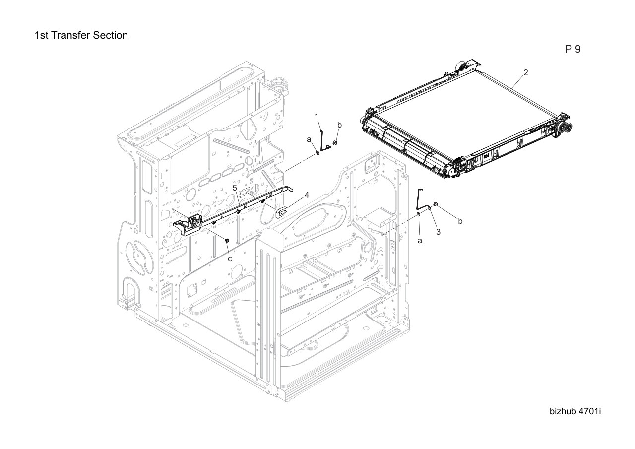 Konica Bizhub 4701i Parts
