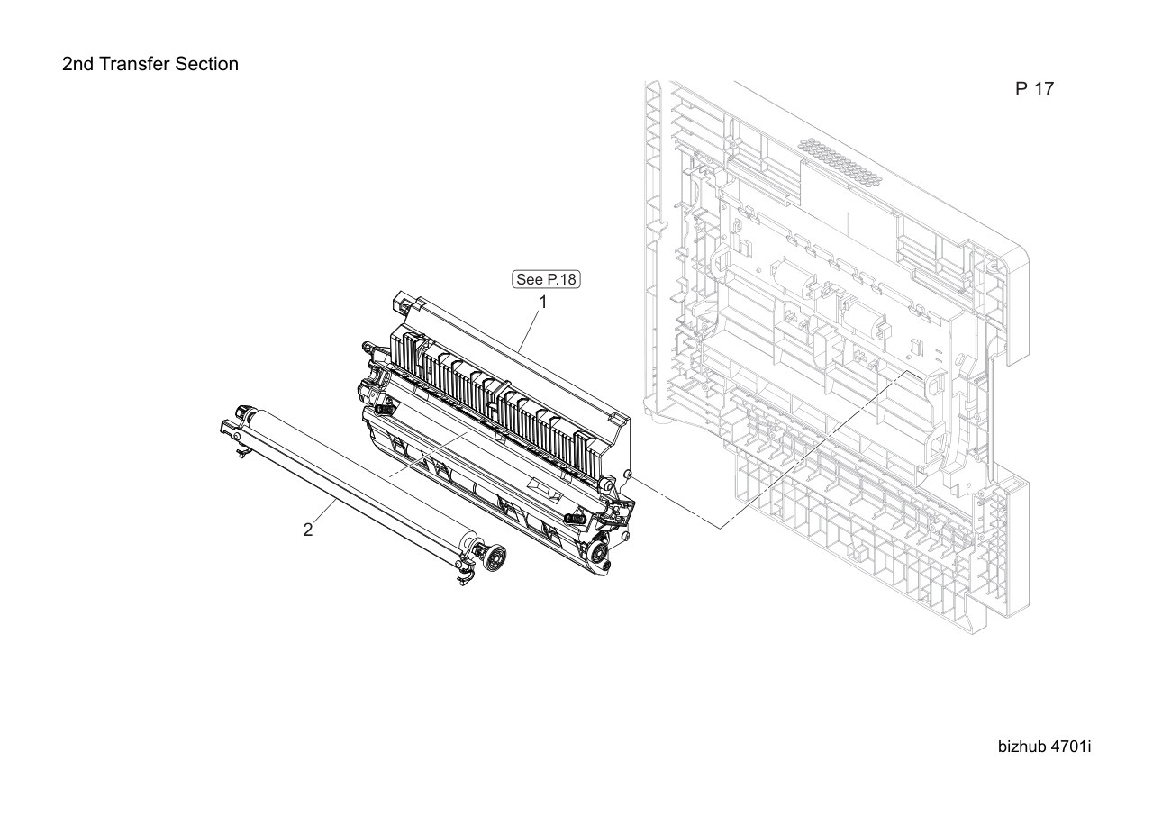 Konica Bizhub 4701i Parts