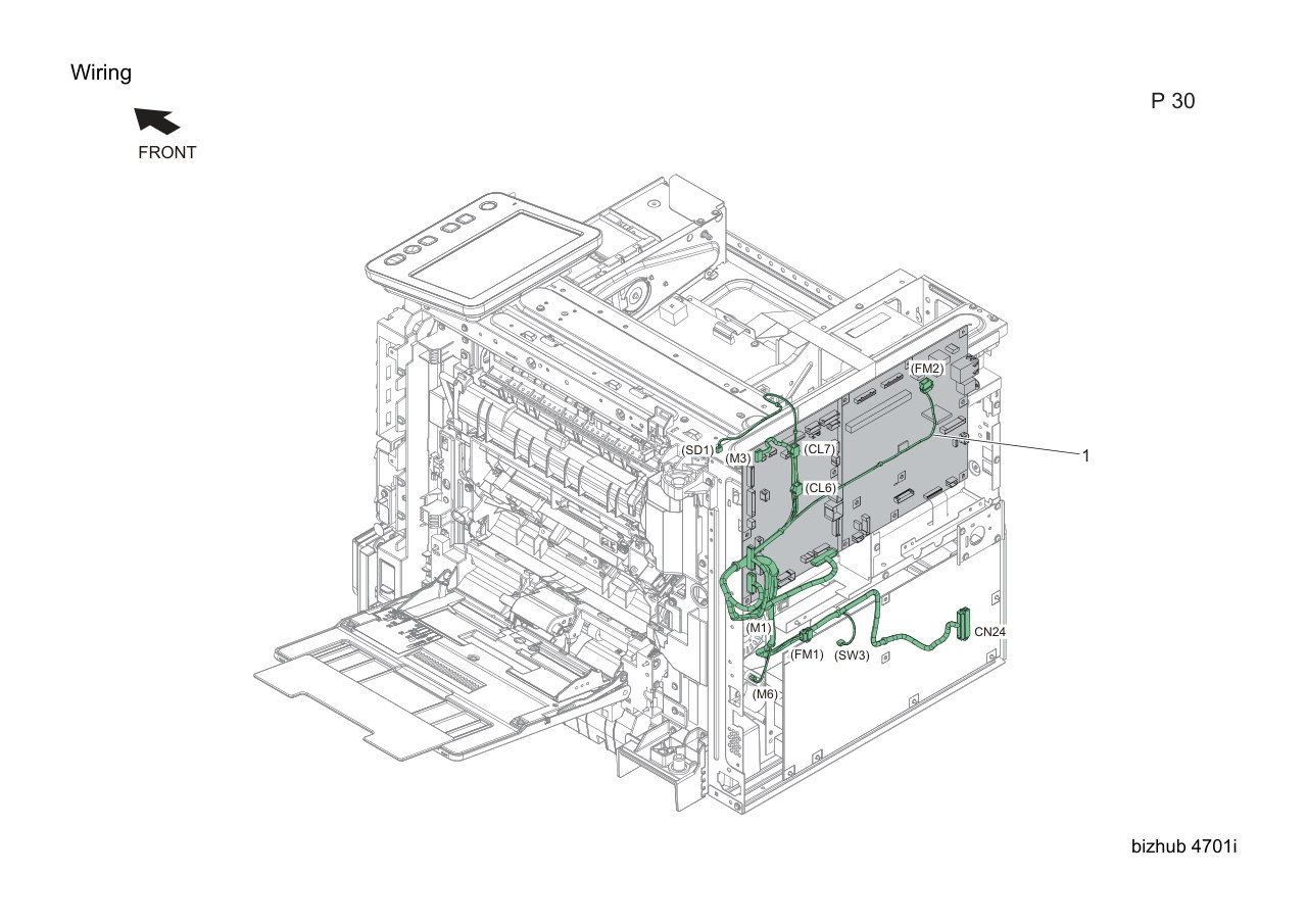Konica Bizhub 4701i Parts