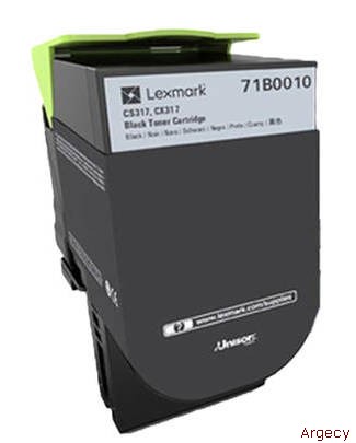 Lexmark 71B0010 3K Page Yield (New) - purchase from Argecy
