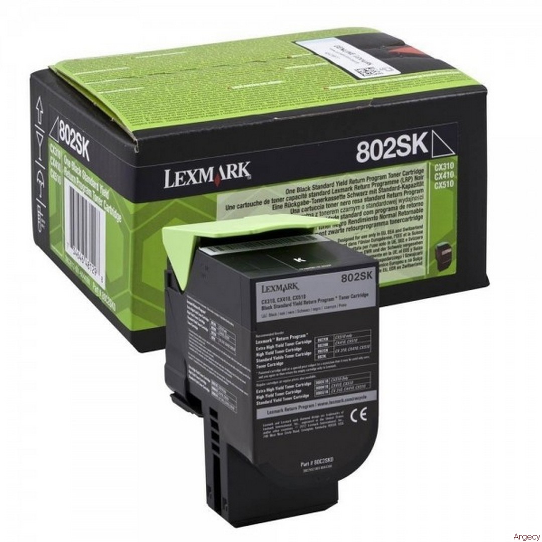 Lexmark 80C0S10 2500 page yield Compatible (New) - purchase from Argecy