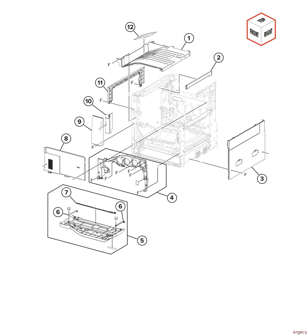 コンピューター部品 Lexmark CX930 CX931 Parts | Argecy